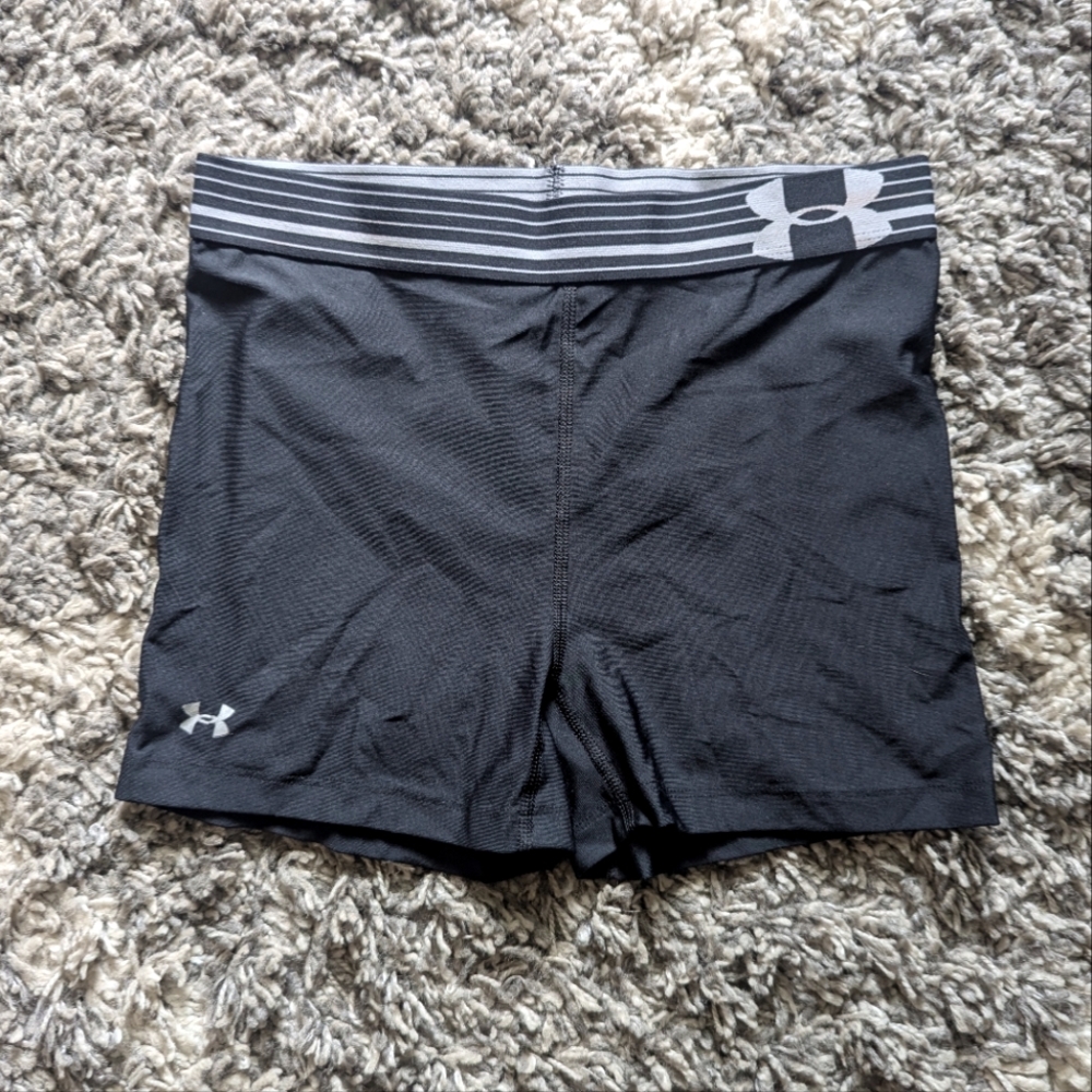 Under Armour Women's Black Compression Shorts Size SM